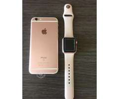 IPhone 6s y Apple Watch serie 1