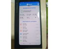 Samsung S9+ 128 Gb, Case Samsung Clear View - La Cruz